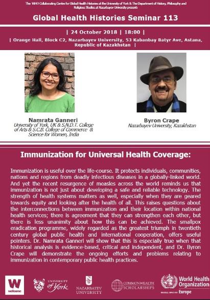 Global Health Histories Seminar 113